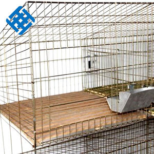 Fabricación profesional Barato 3/4 Niveles Alambre galvanizado Conejo Alimentador Conejo Malla de alambre Jaula Granjas - Product Image 5