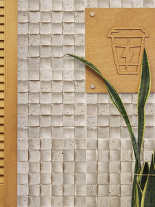 Mosaïque de travertin flexible en placage de pierre léger d'approvisionnement d'usine pour une utilisation intérieure et extérieure excellente pour la décoration murale intérieure - Product Image 2