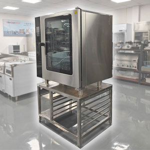 Thương mại 10 khay hấp điện kết hợp hơi nước nướng lò <span class=keywords><strong>Countertop</strong></span> Combi lò cho nhà bếp chuyên nghiệp - Product Image 1