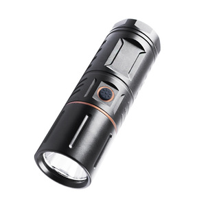 ไฟฉายแบบชาร์จไฟผ่าน USB T40 LED ระยะลำแสง 500-600 เมตร สำหรับการตั้งแคมป์กลางแจ้ง ขี่จักรยาน รักษาความปลอดภัย ลาดตระเวน - Product Image 2