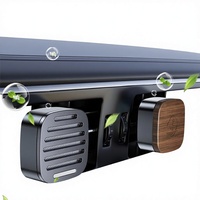 Diffuseur de parfum pour voiture haut de gamme en métal pour grille d'aération avec fonction décorative