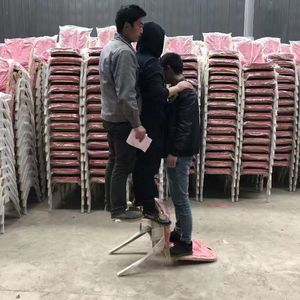 Hotel Chairs Stackable Metal E0 Grade Chinese Style For Conference Banquet Restaurant - Product Image 3
