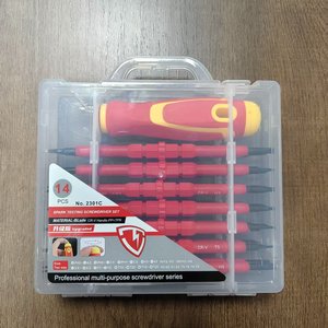 Multi-Bit <b>Screwdriver</b> Set 29 In 1 Cross Phillips Insulated Magnetic Handle For Home Electronics Repair Tools - Product Image 2