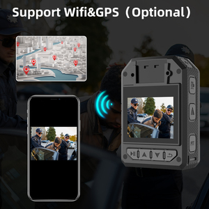 Caméra corporelle professionnelle 4K UHD 48MP, étanche IP66, vision nocturne IR, avec Wifi et GPS pour les agents de sécurité - Product Image 5