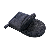 Accessoires de cuisine, gants de four imprimés, logo personnalisé, texture florale, respectueux de l'environnement, lavable au lave-vaisselle, résistant à la chaleur, en silicone