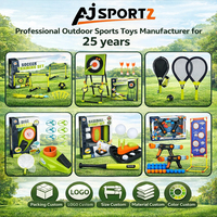 Set Permainan Golf Chipping Ukuran Besar, Matras Latihan Golf Indoor Outdoor Ukuran Besar dengan Stand, Bola Golf & Klub