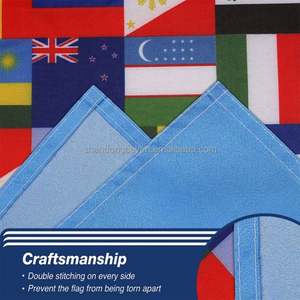Drapeau personnalisé en polyester 3x5 pieds, prix de gros, vente chaude en Chine, avec design sur mesure pour la publicité extérieure - Product Image 4