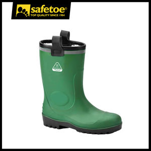 ผู้ชายทํางานรองเท้ากันฝนฉนวน PVC Wellington Boot รองเท้ากันฝนสไตล์ยุโรป - Product Image 6
