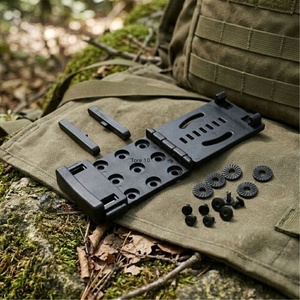 Passant de ceinture tactique en nylon <span class=keywords><strong>pour</strong></span> couteau, étui Kydex et holster, clip dorsal multifonction à dégagement rapide avec vis et quincaillerie - Product Image 1