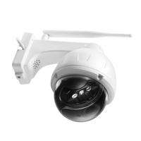 Kamera CCTV Dome IP Keamanan Luar Ruangan Camhi 2.5" 2.4g 5g Wifi 4G Ptz Metal 5MP Ai Pelacakan Otomatis Zoom Optik 5X 8MP 4K