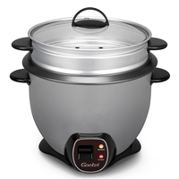 Cuiseur de riz électrique de luxe, w, 1 et 8l, en acier inoxydable, accessoires, prise OEM, coupe africaine, chaude