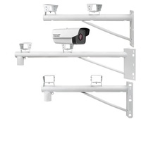 Soporte de Montaje en Poste para Cámara CCTV 1CCTV y Soporte de Montaje en Barra Transversal Versátil para Cámara de Seguridad CCTV para Soporte de Cámara Tipo Bala IP CCTV