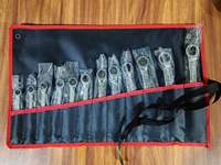 Jeu de clés à cliquet combinées 26 pièces avec sac, kit de clés à fourche, outils à main pour réparations domestiques