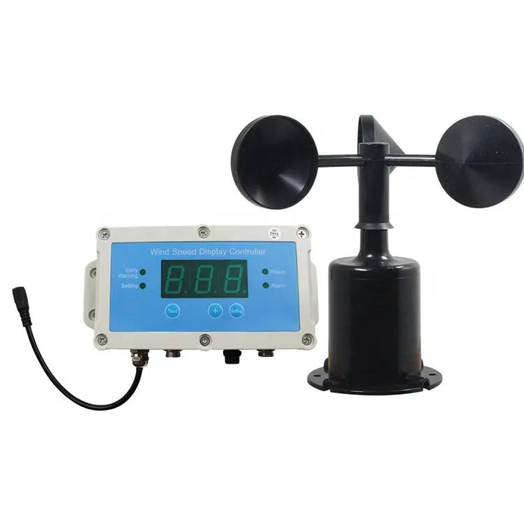 SENTEC WDS200, профессиональная метеостанция, беспроводной датчик скорости ветра с цифровым дисплеем, измеритель скорости ветра