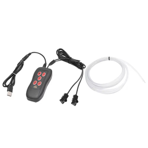 Giao diện USB bảy màu môi trường xung quanh ánh sáng lạnh 5 mét trang trí xe trung tâm bảng điều khiển tự động chiếu sáng nội thất - Product Image 6