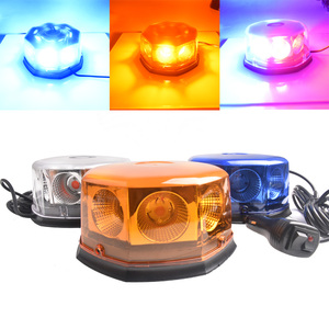 Mini feux stroboscopiques à LED, 48W, rond COB, pour toit, alarme de danger d'urgence, 12-24V - Product Image 2
