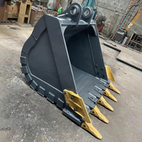 Godet de pelle hydraulique robuste pour roche dure, de 6 à 50 tonnes, pour l'exploitation minière et le défrichage de roches