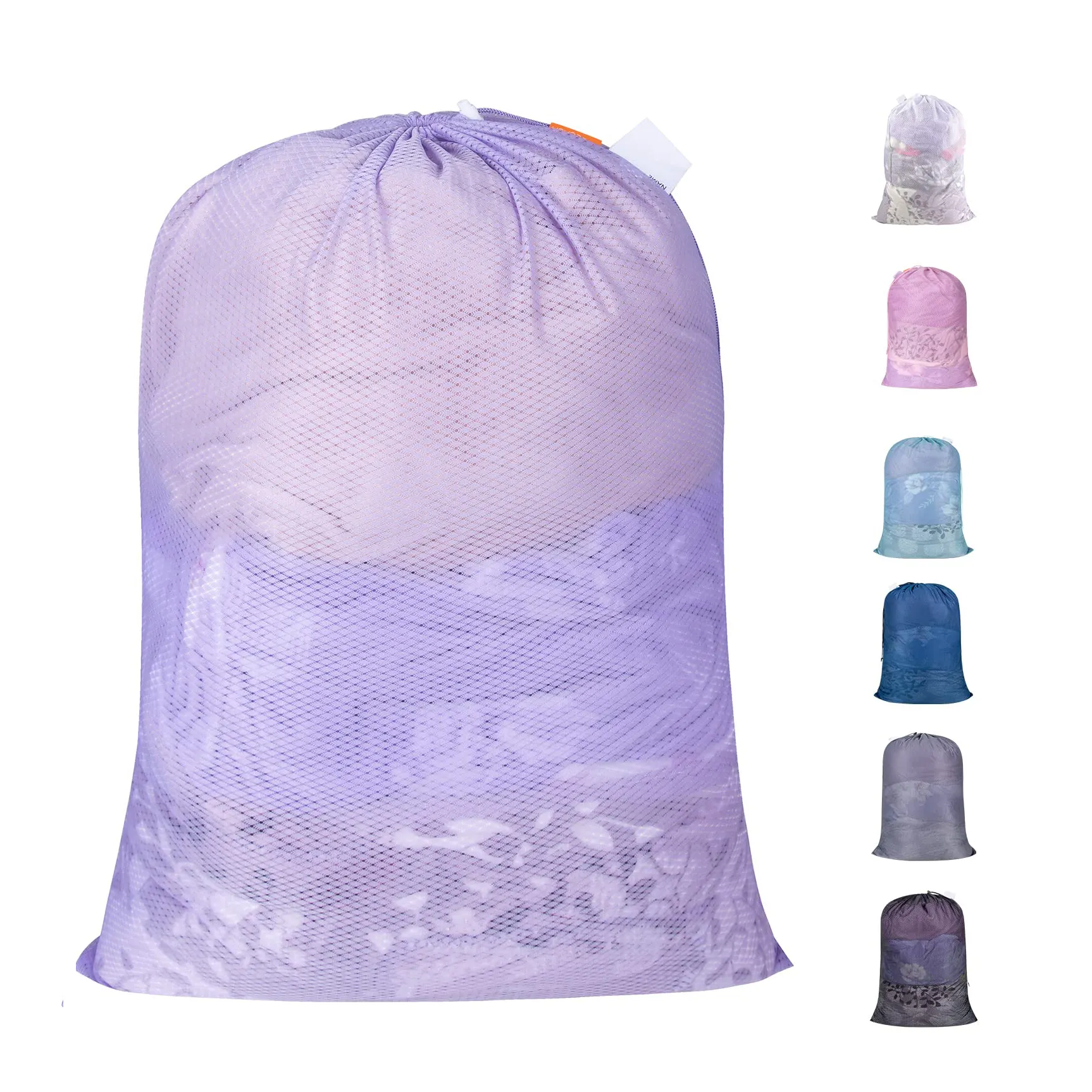 Saco de malha para máquina de lavar roupa, saco de filtro de alta capacidade para lavar roupa, saco de malha para lavar roupa