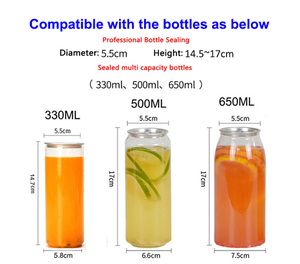 Semi Automatic Electric Plastic <strong>Can</strong> Seamer <strong>Machine</strong> for Beer Soda Bubble Tea Bottles with Cold <strong>Sealing</strong> - Product Image 6