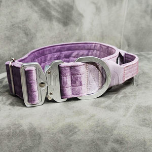 Collar Táctico de Nailon Resistente para Perro, Personalizado para Invierno, Ligero, de Aluminio, con Acolchado de Terciopelo y Felpa, Ajustable - Product Image 2