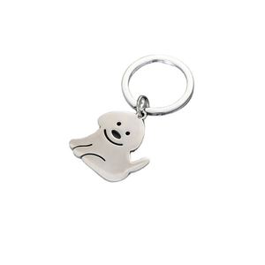 Llavero de Acero Inoxidable con Diseño de Perro que No Come Excrementos, Divertido y Bonito, Colgante Creativo para Parejas, Regalo para el Bienestar - Product Image 3