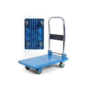 800kg Load Industrial Plastic Heavy Duty <b>Foldable</b> Platform Hand Trolley <b>Cart</b> Truck - Product Image 4