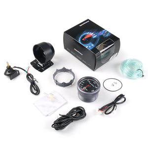 Jauge de suralimentation turbo universelle 12V 60mm à double couleur, type pointeur, pièces électriques et électroniques pour la tuning automobile - Product Image 5