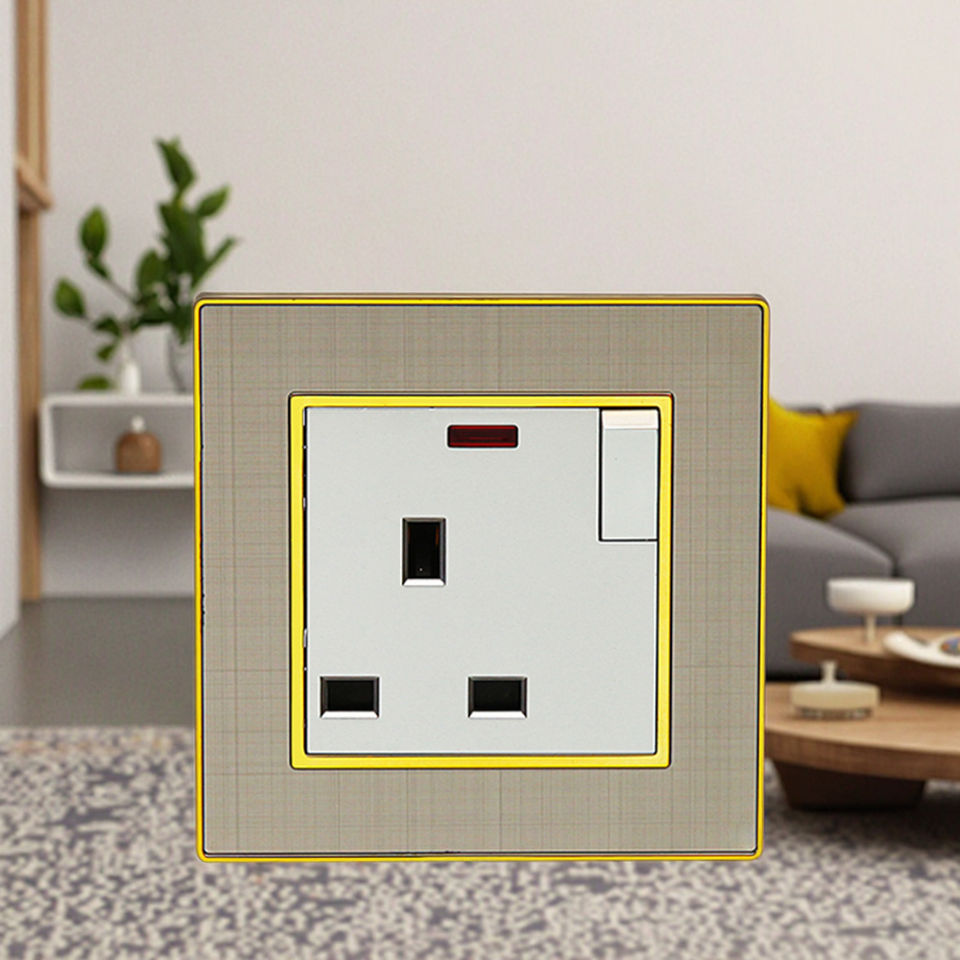 VNX Factory Professional Universal Wall Socket Electrical 250V Plug Socket Outlet Worldplug UK 13A Electrical Multi Socket Wall