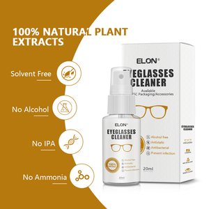 Nettoyant pour verres 20ml Logo OEM 100% Kit de nettoyage pour lunettes naturelles Chiffon de nettoyage en microfibre Tournevis pour lunettes optiques - Product Image 3