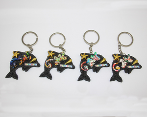 Portachiavi Souvenir Turistico delle Isole Canarie di <span class=keywords><strong>Tenerife</strong></span>, in Poliresina con Stampa a Trasferimento d'Acqua e Dipinto a Mano, Regalo da Viaggio - Product Image 6