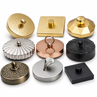 Couvercles plats en métal pour bougies – Or, Argent, Or Rose, Noir – Couvercles pour pots à bougies