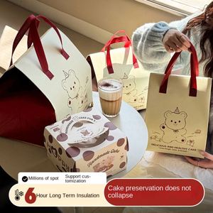 Disposable Food Grade Waterproof Cake Insulation Bag Wholesale Takeaway Cooler Bags Insulated Cooler Bag - Product Image 2