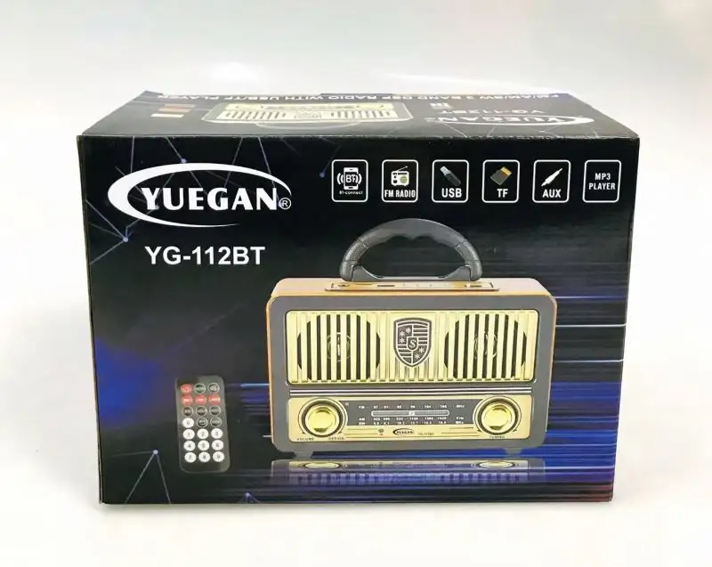YUEGAN YG110BT Radio Cầm Tay Hợp Thời Trang Bộ Thu Không Dây Hàng Đầu 2023 Máy Nghe Nhạc Mp3
