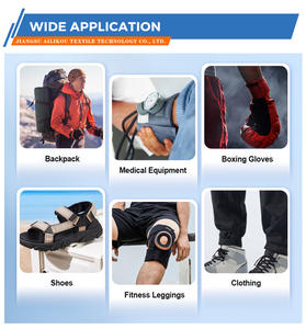 100 मिमी हॉट सेलिंग कस्टम 100% नायलॉन वेक्रो स्ट्रैप हुक और कपड़े के लिए लूप टेप पैच - Product Image 6