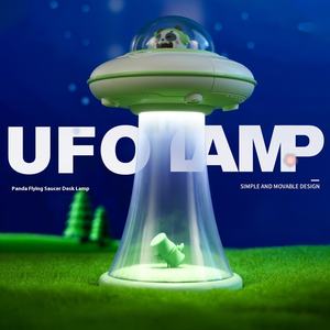 Espace cosmique UFO veilleuse intelligente USB charge gradation dessin animé ornements en plastique jouets pour enfants - Product Image 2
