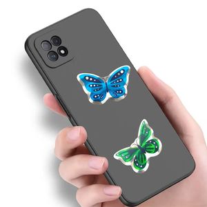 Rouleau d'autocollant de journal de papillon holographique de téléphone portable d'anime de dessin animé mignon promotionnel personnalisé en vinyle d'hologramme vente en gros - Product Image 6