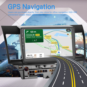 Podofo 2 DIN 10.1 ''<span class=keywords><strong>android</strong></span> đài phát thanh xe hơi xe Stereo autoradio Wifi GPS <span class=keywords><strong>Navigation</strong></span> BT FM/RDS cho Mitsubishi Lancer 2007-2013 - Product Image 2