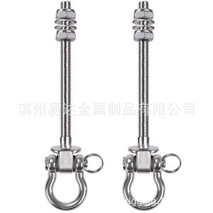 ตะขอหมุนสำหรับงานหนัก Xinming ขนาด 150 มม. 180 มม. ทำจากสแตนเลสขัดเงา สำหรับเปลญวนโยคะ กระสอบทราย - Product Image 4