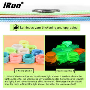 IRun sepatu kets atletik bercahaya, tali sepatu pesta menyala dalam gelap warna malam menyala dalam gelap - Product Image 3