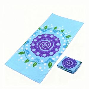 Serviette de plage de luxe à rayures personnalisées avec logo, conception gratuite, faible MOQ, sublimation sur mesure - Product Image 1