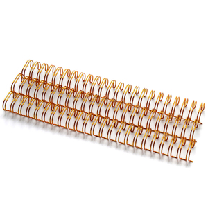 Spiral Vòng Cuốn Sách Nylon Tráng Kim Loại Đôi Dây Ràng Buộc - Product Image 1