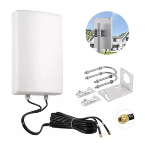 High Quality 4g Lte Gsm Wifi Directional Outdoor External Dual Polarization mimo Flat Wall Mounting waterproof Panel Antenna