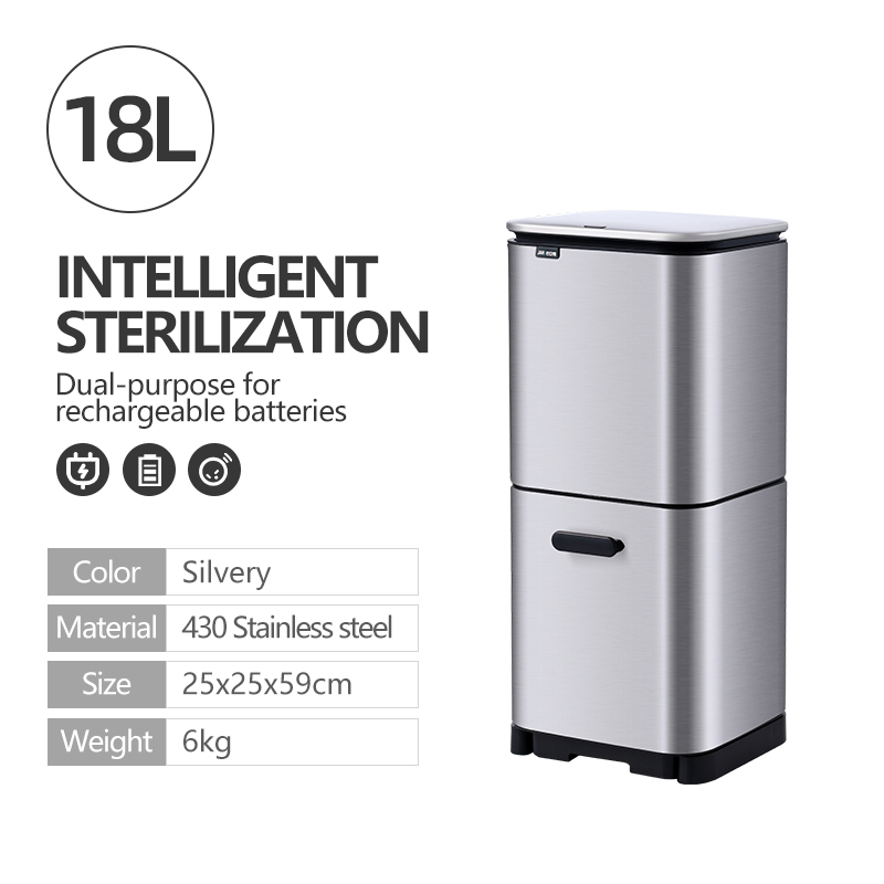 18L Argent - Stérilisation UV