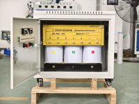 Transformateur toroïdal automatique triphasé à bobine de refiletage, type sec, 220 V vers 380 V, élévateur/abaisseur de tension, haute fréquence, 10 kVA