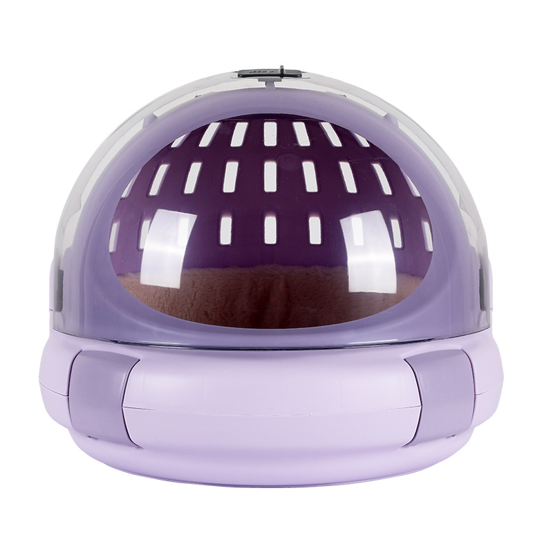 Nid en coton violet