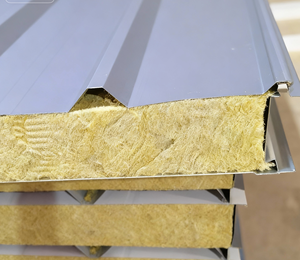 Panneaux sandwich en <span class=keywords><strong>laine</strong></span> <span class=keywords><strong>de</strong></span> <span class=keywords><strong>roche</strong></span> durables pour le revêtement <span class=keywords><strong>de</strong></span> toit et <span class=keywords><strong>de</strong></span> mur, excellente <span class=keywords><strong>isolation</strong></span> pour le stockage à froid et les installations d'entrepôt - Product Image 3