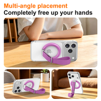 Support magnétique pour téléphone N52 ultra-résistant avec sangle réglable et support multi-angles