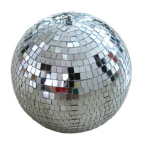 Boule disco de haute qualité en argent de 40 pouces extra large faite à la main en polyfoam + miroir avec moteur