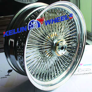 ล้อแม็กซ์เหล็กฟอร์จ 22x8 โครเมียมลายหลายก้าน แบบถอดได้ ใหม่ 4 ชิ้น - Product Image 3