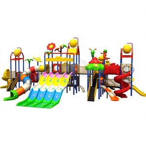 Équipement de jeux aquatiques en fibre de verre et en métal pour parc aquatique d'amusement, intérieur/extérieur, toboggan de piscine - Product Image 1